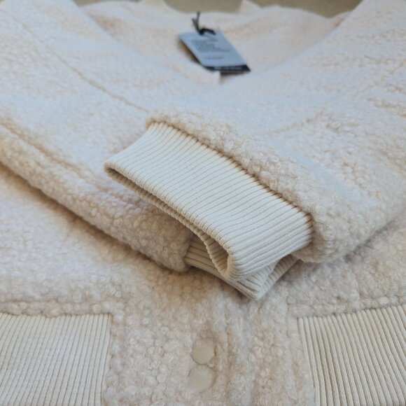 NWT Wat The Brand Insulated Sherpa Bomber Jacket - Picture 6 of 9